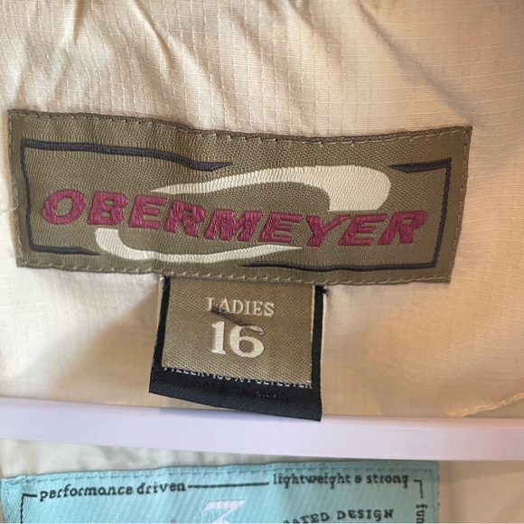 Obermeyer two-tone Dynamic ski/winter jacket Baby Blue - Picture 10 of 16